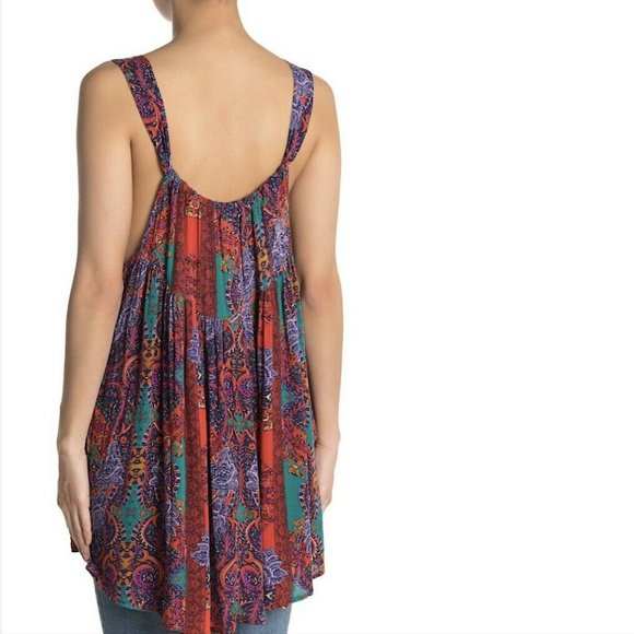 SOLD***Free People Count Me In Trapeze Tunic-L - Picture 2 of 12